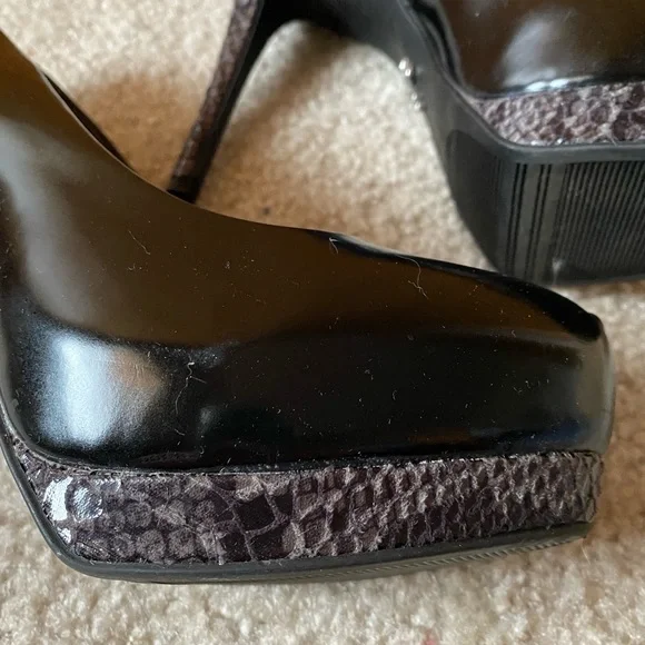 New Simply Vera Melrose platform pumps Sz 7.5 - Picture 3 of 5